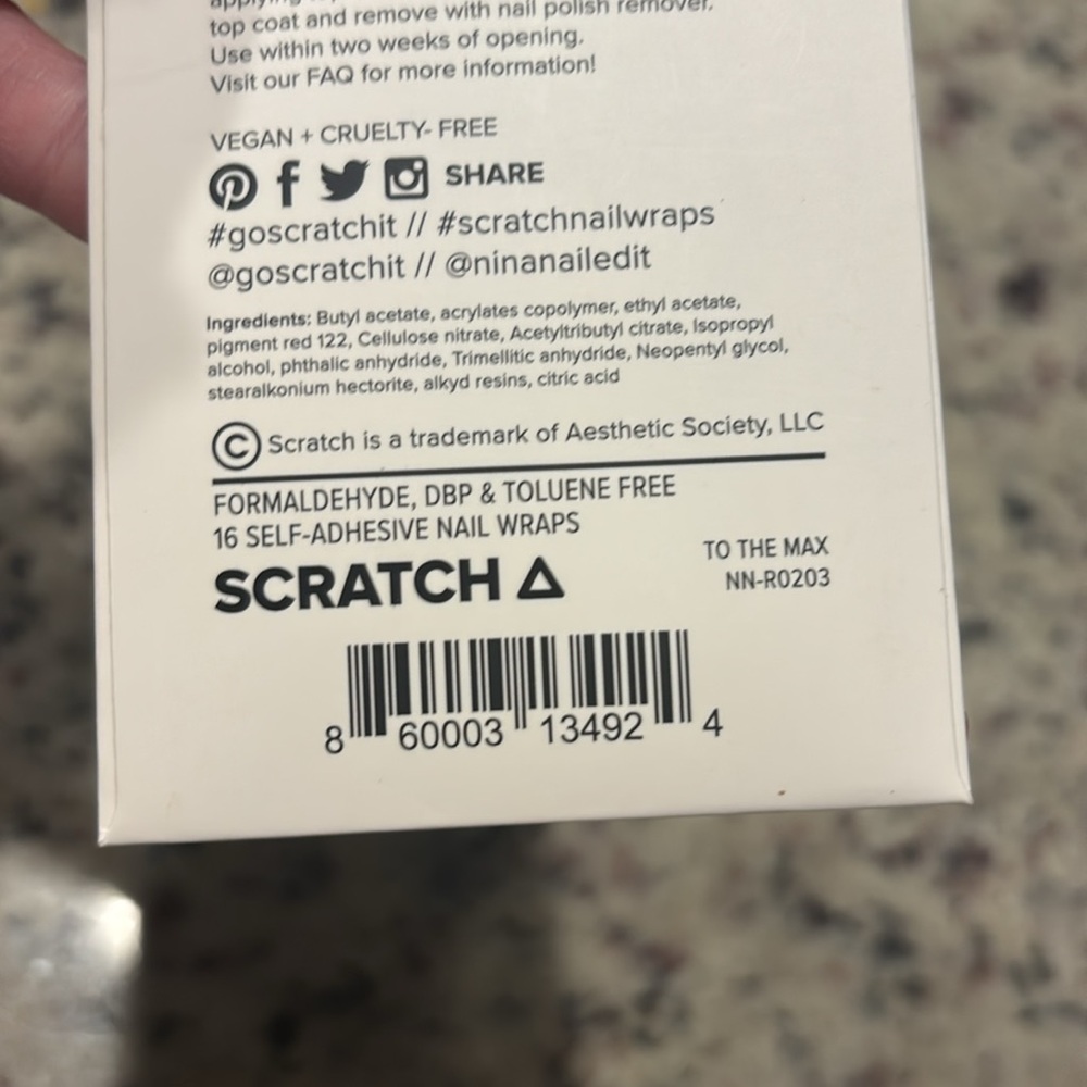 Scratch Nail Wraps - Picture 4 of 4